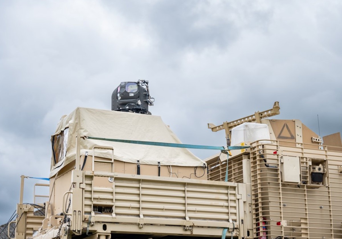 Counter Drone Laser using Cambridge Pixel software is trialled on a British Army vehicle case study